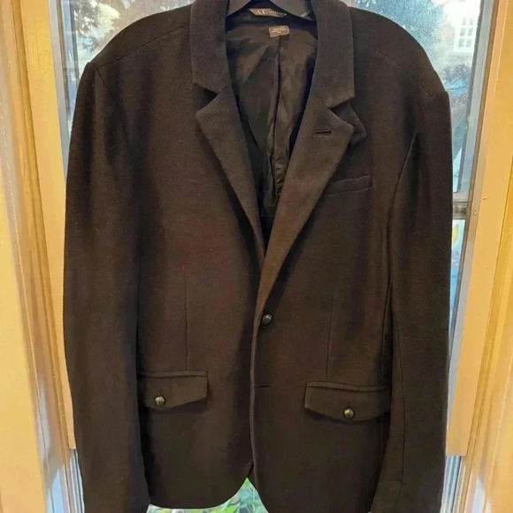 Armani Exchange A/X Woman’s Size Medium Black Blazer Jacket Career - Picture 2 of 10